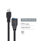 Дата кабель USB 3.0 AM/AF 1.8m black ColorWay (CW-CBUF075-BK)