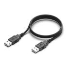 Дата кабель USB 2.0 AM/AM 1.0m black ColorWay (CW-CBUU071-BK)