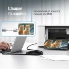 Кабель для принтера USB 2.0 AM/BM 3.0m black ColorWay (CW-CBUB073-BK)