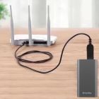 Кабель питания USB to DC 5.5x2.5mm 12V 1.0m black ColorWay (CW-CBUD067-BK)