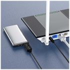 Кабель питания USB to DC 5.5x2.5mm 12V 1.0m black ColorWay (CW-CBUD067-BK)
