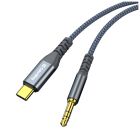 Кабель мультимедийный USB-C to 3.5mm M 1.2m gray ColorWay (CW-CBPDJ071-G)