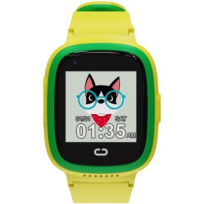 Смарт-часы Canyon Sunny KW-48 Video 4G GPS Games Music Yellow/Green (CNE-KW48YG)