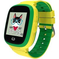 Смарт-часы Canyon Sunny KW-48 Video 4G GPS Games Music Yellow/Green (CNE-KW48YG)