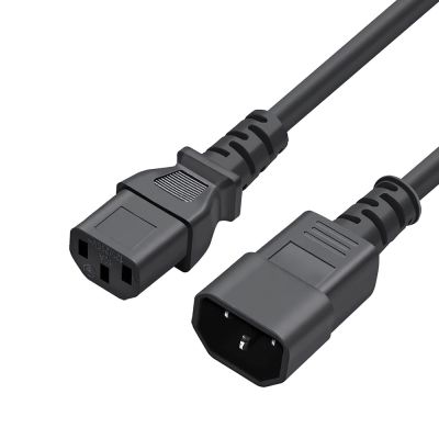Кабель живлення C13 to C14 1.8m 0.75mm2 black ColorWay (CW-CBP087-BK)