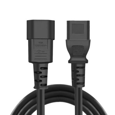 Кабель живлення C13 to C14 1.8m 0.75mm2 black ColorWay (CW-CBP087-BK)