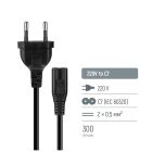 Кабель питания C7 3m black ColorWay (CW-CBP086-BK)