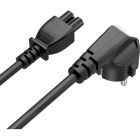Кабель живлення C5 1.0m black ColorWay (CW-CBP084-BK)