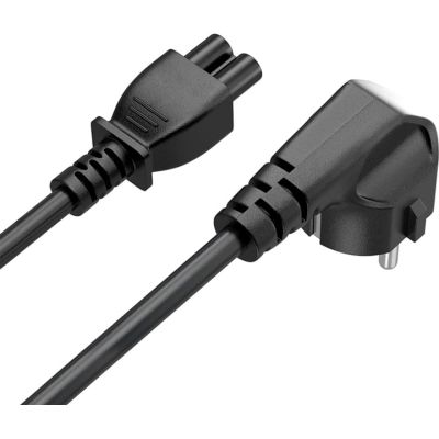 Кабель живлення C5 1.0m black ColorWay (CW-CBP084-BK)