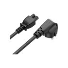Кабель питания C5 1.0m black ColorWay (CW-CBP084-BK)