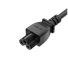 Кабель питания C5 1.0m black ColorWay (CW-CBP084-BK)
