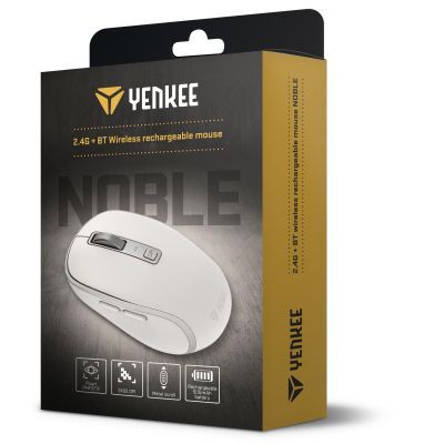 Мышка YENKEE YMS 2085WE Noble Wireless/Bluetooth White (45019715)