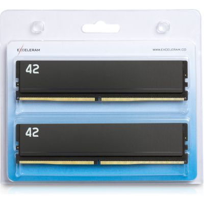Модуль пам\'яті для комп\'ютера DDR5 32GB (2x16GB) 6000 MHz 42-Series eXceleram (E-42-012D-32)