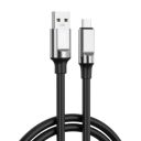 Дата кабель USB 2.0 AM to Micro 5P 1.0m 6A silicone black XO (NB251_M_Black)