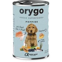 Консерви для собак Orygo Puppies вологий корм для щенят з лососем 400 г (8436586312299/8436586312398)