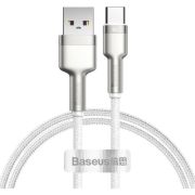 Дата кабель USB to USB-C 1.0m 6A 66W white Baseus (CAKF000102)