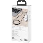Дата кабель USB-C to USB-C 1.0m 100W metal black Baseus (CATJK-C01)
