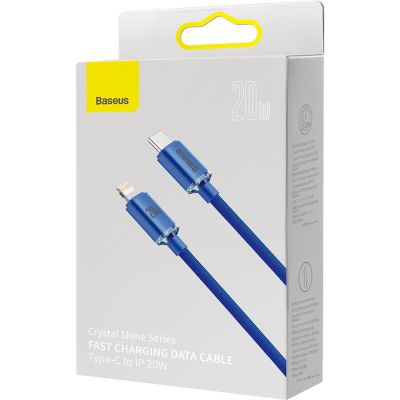 Дата кабель USB-C to Lightning 1.2m 20W blue Baseus (CAJY000203)
