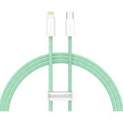 Дата кабель USB-C to Lightning 2.0m 20W green Baseus (CALD000106)