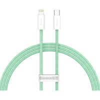 Дата кабель USB-C to Lightning 2.0m 20W green Baseus (CALD000106)
