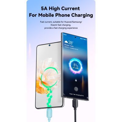 Дата кабель USB-C to USB-C 1.0m 100W black Essager (EXCTT1-WL01-P)