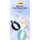 Дата кабель USB-C to Lightning 2.0m 20W white Essager (EXCTL-WLA02-P)