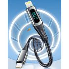 Дата кабель USB-C to Lightning 2.0m 20W Digital Display black Essager (EXCTL-YDA01)