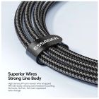 Дата кабель USB-C to USB-C 3.0m 100W black Essager (EXCTT1-XCC01)