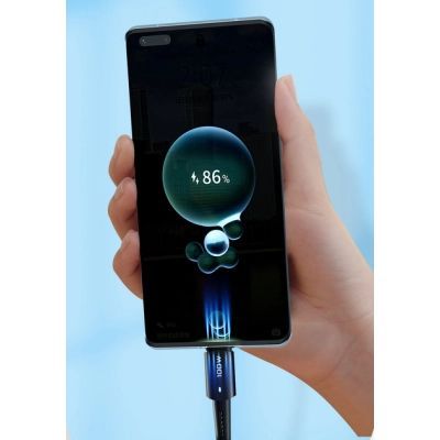 Дата кабель USB-C to USB-C 1.0m 100W black Essager (EXCTT1-CG01)