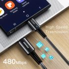 Дата кабель USB-C to USB-C 2.0m 100W black Essager (EXCTT1-CGA01)