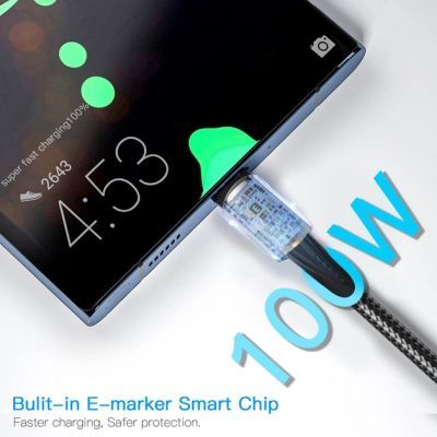 Дата кабель USB-C to USB-C 2.0m 100W black Essager (EXCTT1-CGA01)