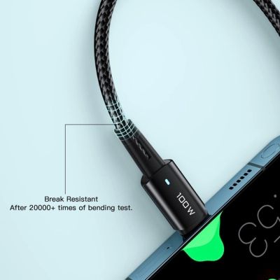 Дата кабель USB-C to USB-C 2.0m 100W black Essager (EXCTT1-CGA01)