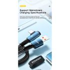 Дата кабель USB 2.0 AM to USB-C 1.0m 100W 90° corner black Essager (EXCWT7A-CG01-P)