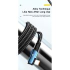 Дата кабель USB 2.0 AM to USB-C 1.0m 100W 90° corner black Essager (EXCWT7A-CG01-P)