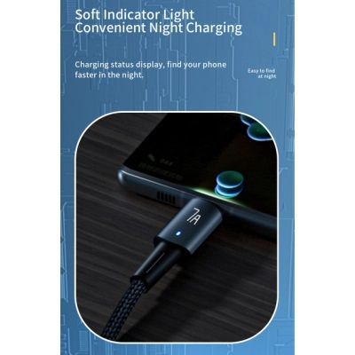 Дата кабель USB 2.0 AM to USB-C 2.0m 100W blue Essager (EXC7A-CGA03-P)