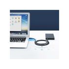 Дата кабель USB 2.0 AM/AM 0.5m US102 black Ugreen (10308)