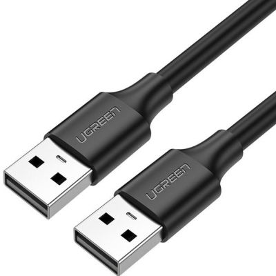 Дата кабель USB 2.0 AM/AM 0.5m US102 black Ugreen (10308)
