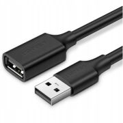 Дата кабель USB 2.0 AM/AF 1.5m US103 black Ugreen (10315)