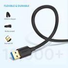 Дата кабель USB 3.0 AM/AM 1.0m US128 black Ugreen (10370)