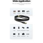 Дата кабель USB 3.0 AM/AM 2.0m US128 black Ugreen (10371)