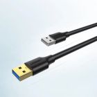 Дата кабель USB 3.0 AM/AM 3.0m US128 black Ugreen (90576)