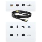 Дата кабель USB 3.0 AM/AM 3.0m US128 black Ugreen (90576)