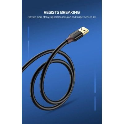 Дата кабель USB 3.0 AM/AF 1.0m US129 black Ugreen (10368)
