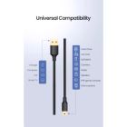 Дата кабель USB 2.0 AM to Mini 5P 1.5m US132 black Ugreen (10385)