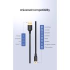 Дата кабель USB 2.0 AM to Mini 5P 1.5m US132 black Ugreen (10385)