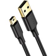 Дата кабель USB 2.0 AM to Mini 5P 1.5m US132 black Ugreen (10385)