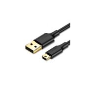 Дата кабель USB 2.0 AM to Mini 5P 1.0m US132 black Ugreen (10355)