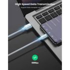 Дата кабель USB 2.0 AM to USB-C 0.5m 3A US288 white Ugreen (60130)