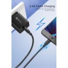 Дата кабель USB 2.0 AM to Micro 5P 3.0m 2A US289 black Ugreen (60827)