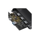 Концентратор Baseus USB-C to 4xUSB 3.0 1.0m black (WKQX030401)